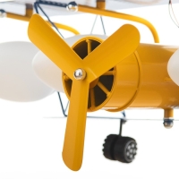 Люстра "Самолет" 4хЕ14 40Вт желто-синий 67х65х80 см Люстра "Самолет" 4хЕ14 40Вт желто-синий 67х65х80 см