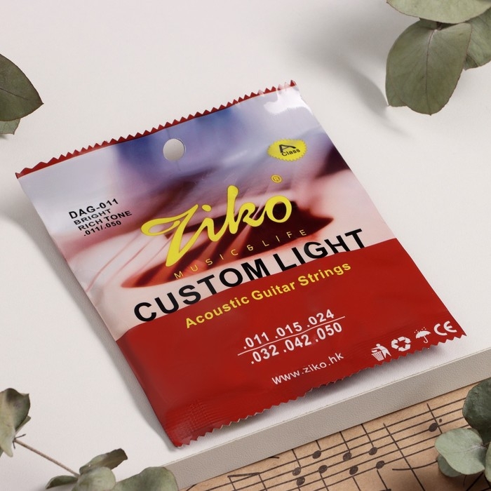 Струны акустической гитары ZIKO DAG-011, 11-50 Струны акустической гитары ZIKO DAG-011, 11-50