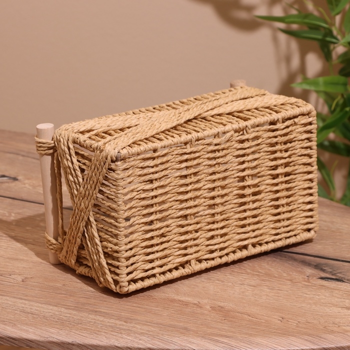 Набор плетёных корзин, 3 шт, 36х31х25 см Набор плетёных корзин, 3 шт, 36х31х25 см