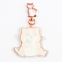 Брелок для ключей акриловый &laquo;Котик&raquo;, 6 х 5,4 см