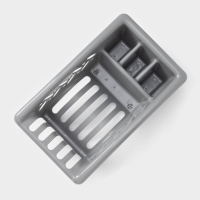 Сушилка для посуды, 32,5&times;19&times;11 см, цвет серый