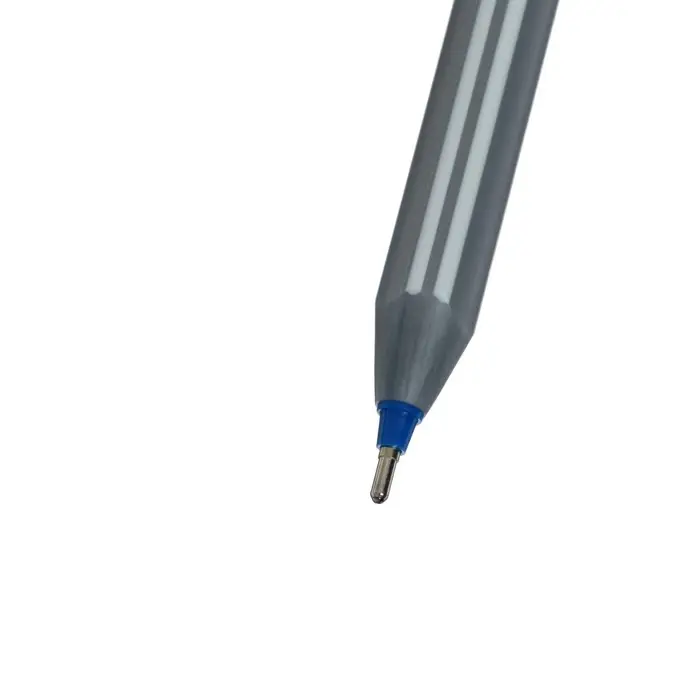 Ручка шариковая масляная Pensan Triball, узел-игла 1.0 мм, трёхгранная, чернила синие