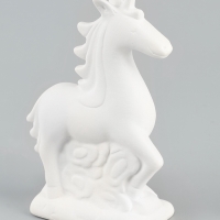 Копилка под роспись "Единорог" с кистью