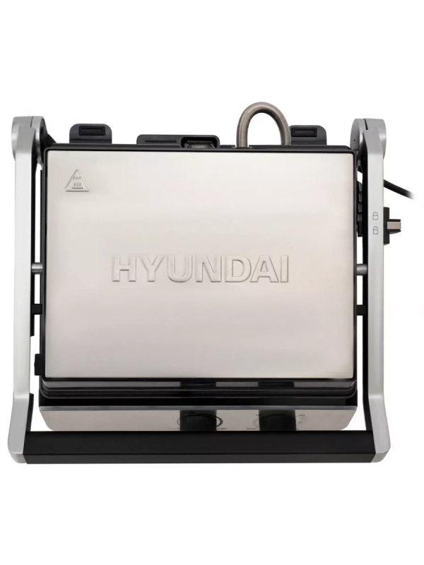 Электрогриль HYG-5047 2200Вт серебристый