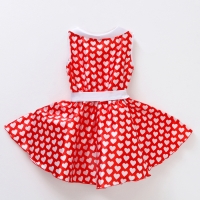 Карнавальный костюм «Стиляги» платье красное с белыми сердцами, повязка р-р 36 рост 140 см Карнавальный костюм «Стиляги» платье красное с белыми сердцами, повязка р-р 36 рост 140 см