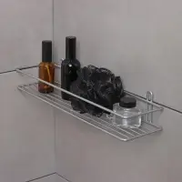 Полка прямоугольная, 1 ярус, Classic, 40&times;10&times;7 см, цвет хром