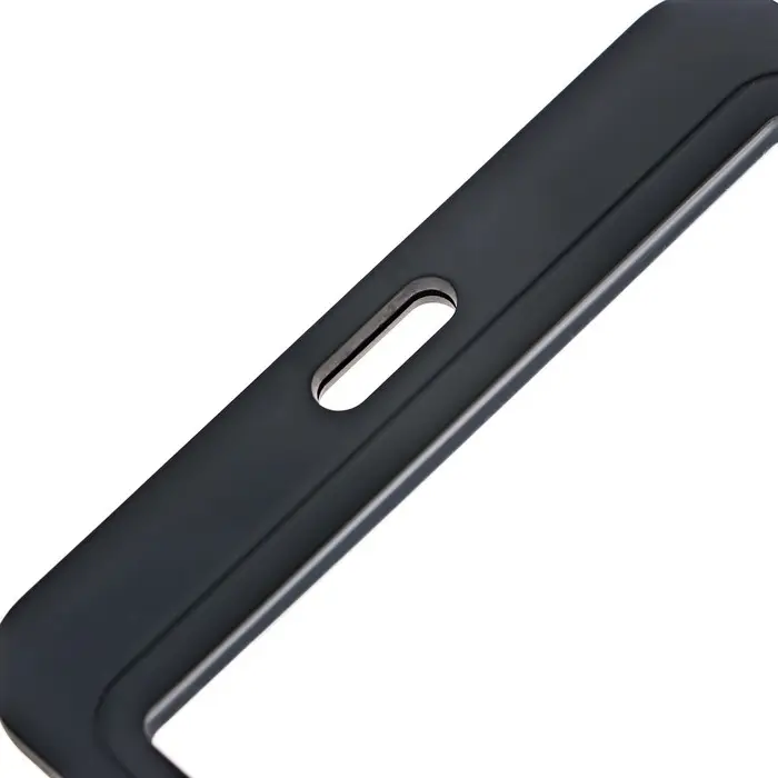 Бейдж горизонтальный, внешний размер 100&times;80 мм, внутренний размер 85&times;54 мм, чёрный