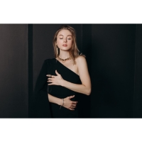 Колье &laquo;Драгоценность&raquo; геометрия, цвет жёлтый в золоте, 32 см