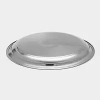 Поднос из нержавеющей стали Доляна &laquo;Мэйли&raquo;, 30&times;3 см, цвет серебряный