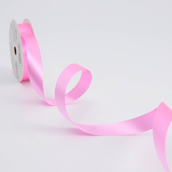 Лента для декора и подарков, розовый МИКС, 2 см х 45 м набор 4шт