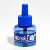 Дополнительный флакон-жидкость от комаров "Чистый дом", без запаха, 45 ночей