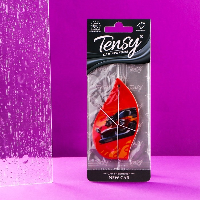 Ароматизатор подвесной Tensy картонный, Новая Машина TA-12 МИКС