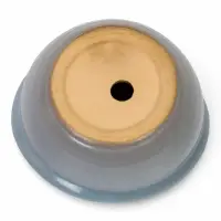 Декоративный горшок для цветов &laquo;Сатурн&raquo;, 6&times;8.8&times;8.5 см, керамический, голубое, Greengo