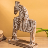 Сувенир &laquo;Конь&raquo;, 25&times;10&times;37 см, дерево, коричневый