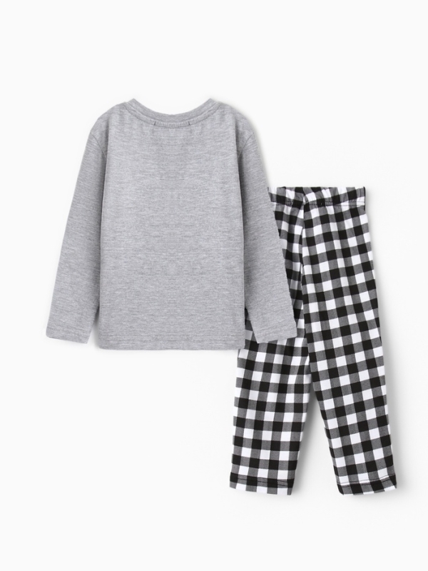 Пижама новогодняя детская KAFTAN Happy together размер 32 (110-116 см)