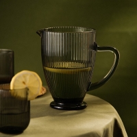 Кувшин для воды SL Home &laquo;Модерн&raquo;, 1,2 л, 19,5&times;13&times;18,5 см, цвет графитовый