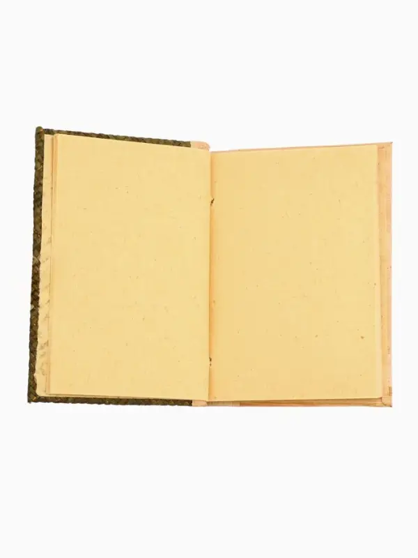 Записная книжка плетеная, 48 листов, 17х22х2 см, цв. бежево-бирюзовый