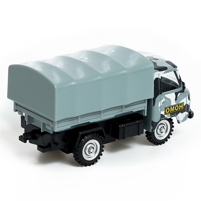 Машина металлическая &laquo;УАЗ 452. ОМОН&raquo;, инерция, 1:43