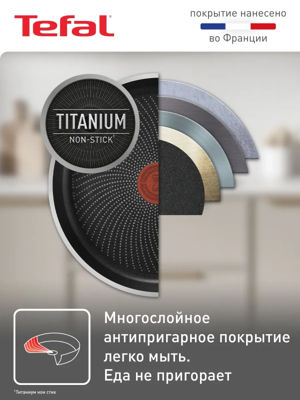 Сковорода Luminens 24 см с антипригарным покрытием, глубокая