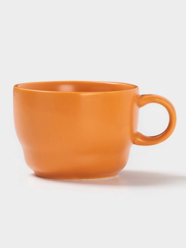 Чайная пара Magistro "Potter" 250мл 15,3х7 цвет оранжевый (блюдце, чашка)