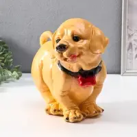 Копилка "Милый пёс" 30 см, бежевый