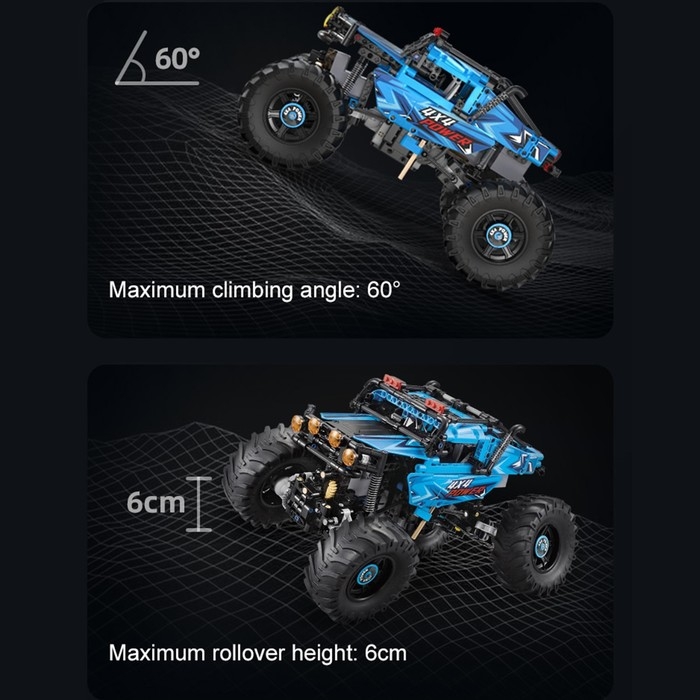 Конструктор радиоуправляемый &laquo;Монстртрак&raquo;, 699 деталей