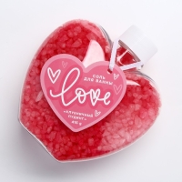 Соль для ванны Love, 415 г, аромат клубничного пудинга, ЧИСТОЕ СЧАСТЬЕ Соль для ванны Love, 415 г, аромат клубничного пудинга, ЧИСТОЕ СЧАСТЬЕ