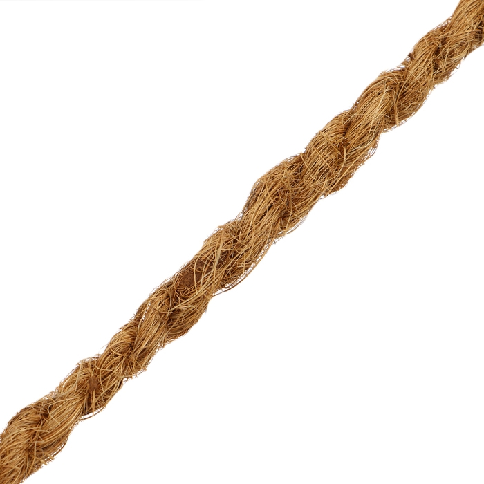 Канат кокосовый, кручёный, диаметр 12 мм, бухта 20 м, Greengo Канат кокосовый, кручёный, диаметр 12 мм, бухта 20 м, Greengo