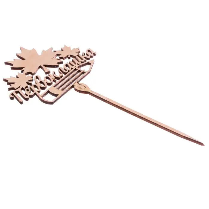 Топпер для торта деревянный &laquo;Первоклашка&raquo;