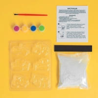 Набор для творчества Магниты из гипса «Машинки» Набор для творчества Магниты из гипса «Машинки»