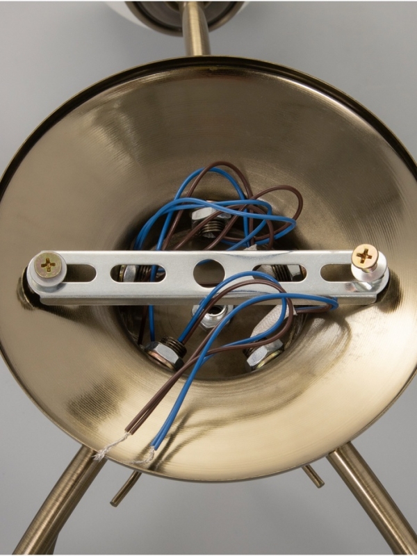 Люстра "Луиза" 5х40Вт Е27 бронза 58х58х26см