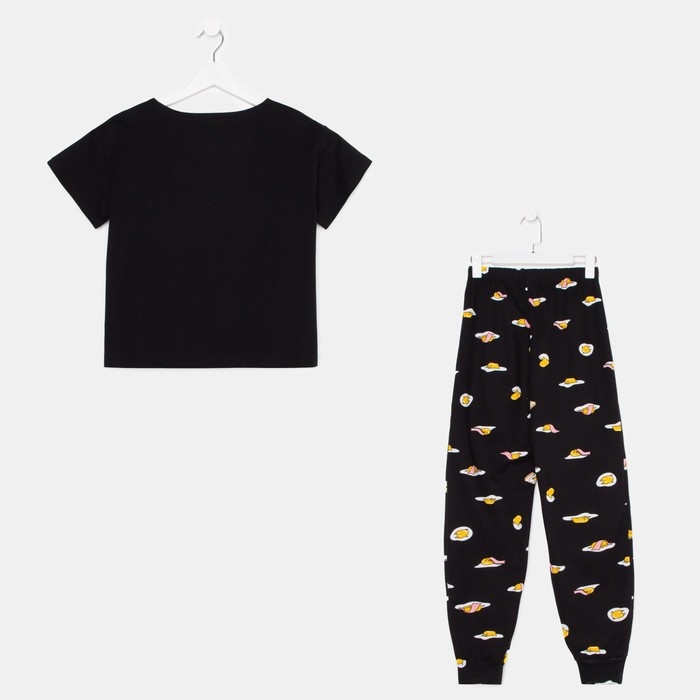 Пижама женская (футболка и брюки) KAFTAN Egg р. 48-50, черный Пижама женская (футболка и брюки) KAFTAN Egg р. 48-50, черный