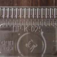 Контейнер одноразовый с неразъёмной крышкой ПР-К-025 &laquo;А&raquo;, 400 мл, пластик, 21.7&times;11.5&times;8.3 см, внутр. 19.3&times;8.7&times;7.9 см, прозрачный