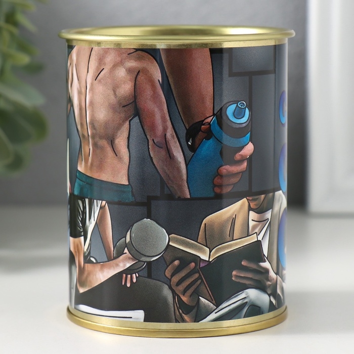 Подарочные носки в банке «Сделай себя сам», (внутри носки мужские, цвет чёрный) Подарочные носки в банке «Сделай себя сам», (внутри носки мужские, цвет чёрный)