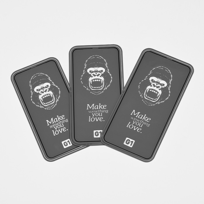 Защитное стекло Hoco G1, для iPhone 13/13 Pro, ПЭТ слой, анти отпечатки, черная рамка Защитное стекло Hoco G1, для iPhone 13/13 Pro, ПЭТ слой, анти отпечатки, черная рамка