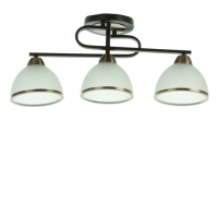 Люстра "Рендо" 3хЕ27 40Вт черно-бронзовый 61х15х23 см