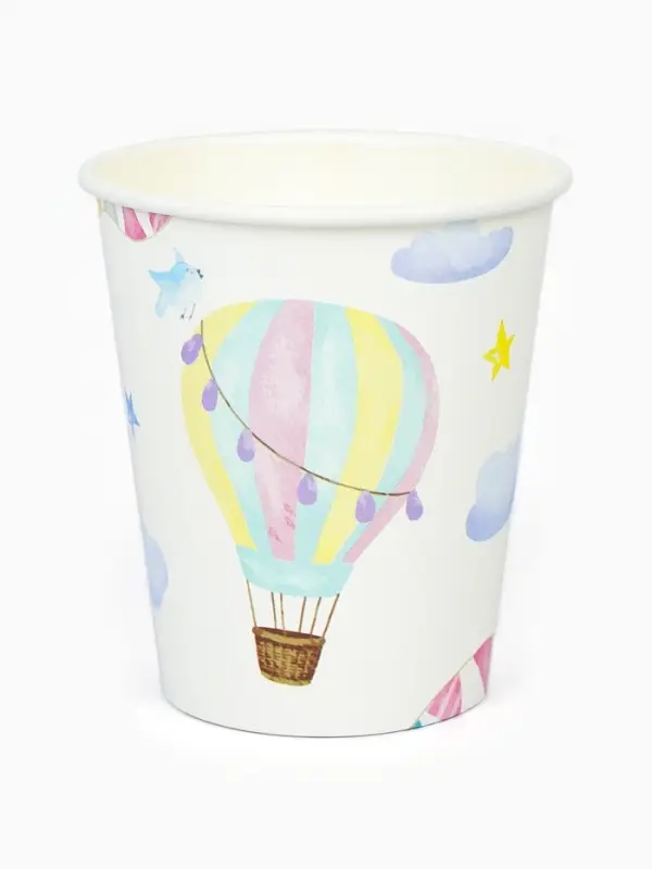 Стакан одноразовый бумажный &laquo;Воздушный шар&raquo;, 250 мл