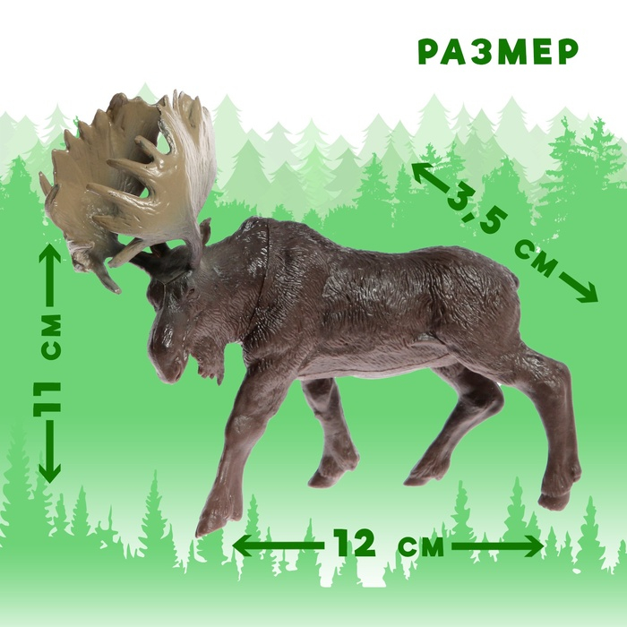 Набор животных &laquo;Лесные звери&raquo;, 4 фигурки