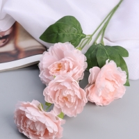 Цветы искусственные "Пион галант колор" 74х10 см, розовый