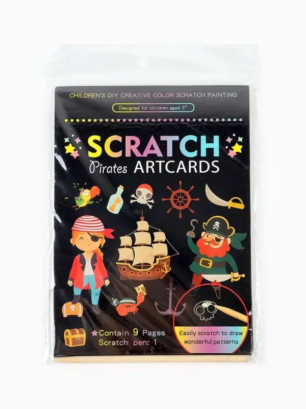 Гравюра блокнот "Пираты", 9 листов, штихель