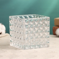 Кашпо "Оскар" квадратное, 10х10см Кашпо "Оскар" квадратное, 10х10см