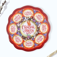 Пасхальная подставка на 8 яиц и кулич &laquo;Верба&raquo; на пасху, 24 х 25 см.