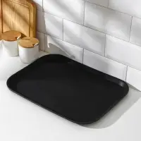 Поднос прорезиненный Hanna Kn&ouml;vell, 41&times;31 см, чёрный