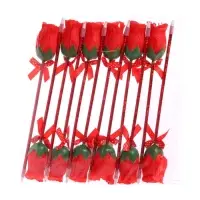 Ручка - прикол шариковая Calligrata &laquo;Роза&raquo;, синие чернила, МИКС