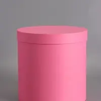 Шляпная коробка розовая, 30 х 30 см