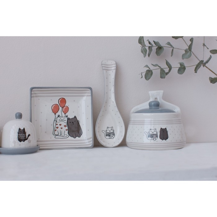 Лимонница Доляна &laquo;Уютные коты&raquo;, 9&times;9 см