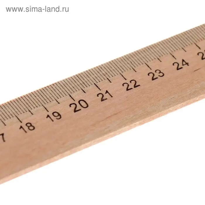 Линейка деревянная, 50 см