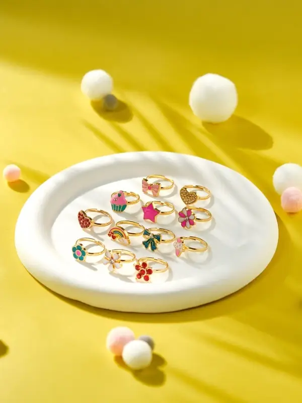 Кольцо детское &laquo;Выбражулька&raquo; лето, форма МИКС, цвет МИКС, безразмерное