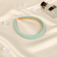 Ободок для волос "Жаннет" галант, 2 см, зелёный Ободок для волос "Жаннет" галант, 2 см, зелёный