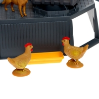 Парковка &laquo;Ферма&raquo;, амбар, вольеры, транспорт, животные